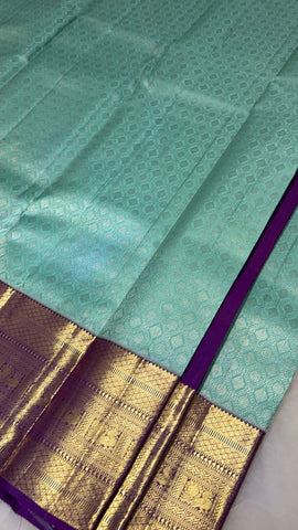 Pure Zari handloom Kanjeevaram silk mark certified saree
