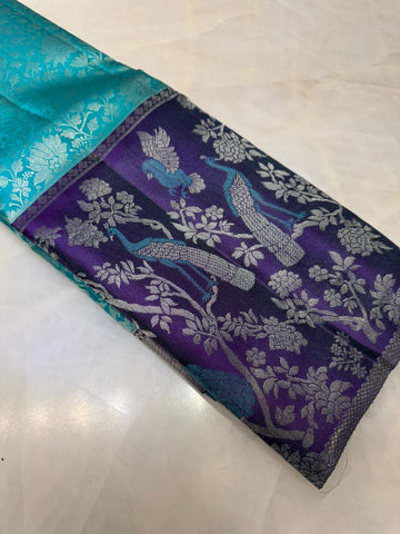 Pure zari handloom Kanjeevaram silk mark certified saree