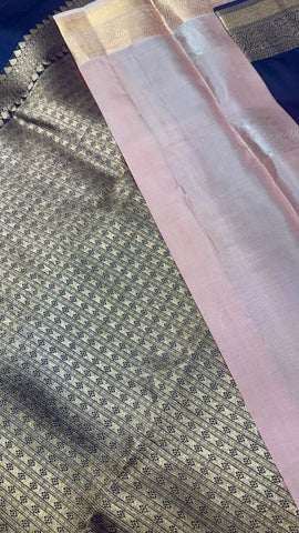 Half mix Kanjeevaram silk saree