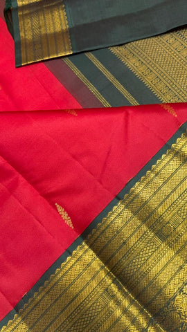Pure zari handloom Kanjeevaram silk mark certified saree