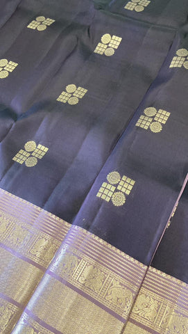 Half mix Kanjeevaram silk saree