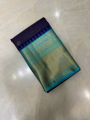 Pure Kanjeevaram silk mark certified saree
