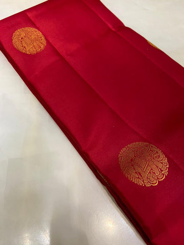 Pure Zari handloom Kanjeevaram silk mark certified saree