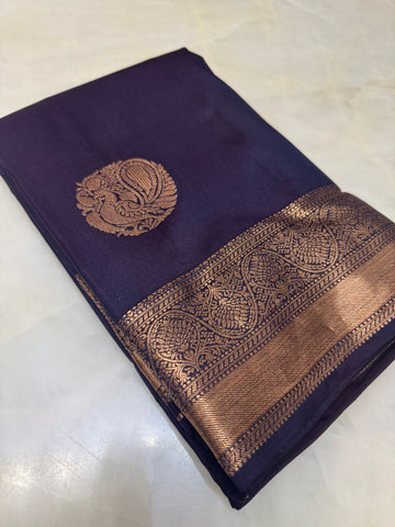 Half mix Kanjeevaram silk saree