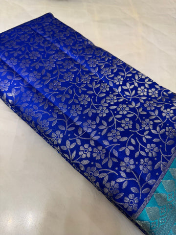 Pure zari handloom Kanjeevaram silk mark certified saree