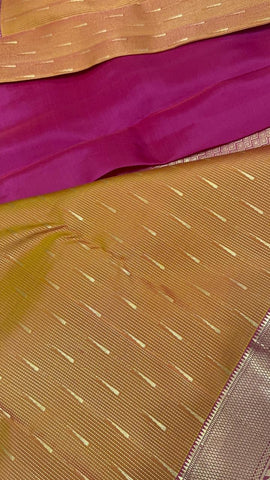 Half Mix Kanjeevaram Silk Saree