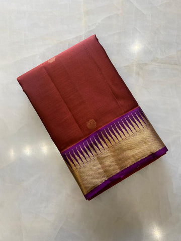 Pure Kanjeevaram silk mark certified saree
