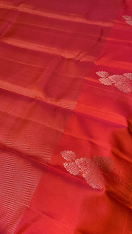 Pure Zari handloom Kanjeevaram silk mark certified saree