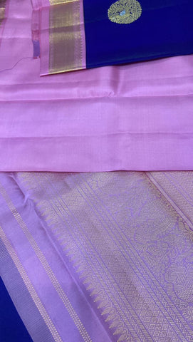 Pure Zari handloom Kanjeevaram silk mark certified saree