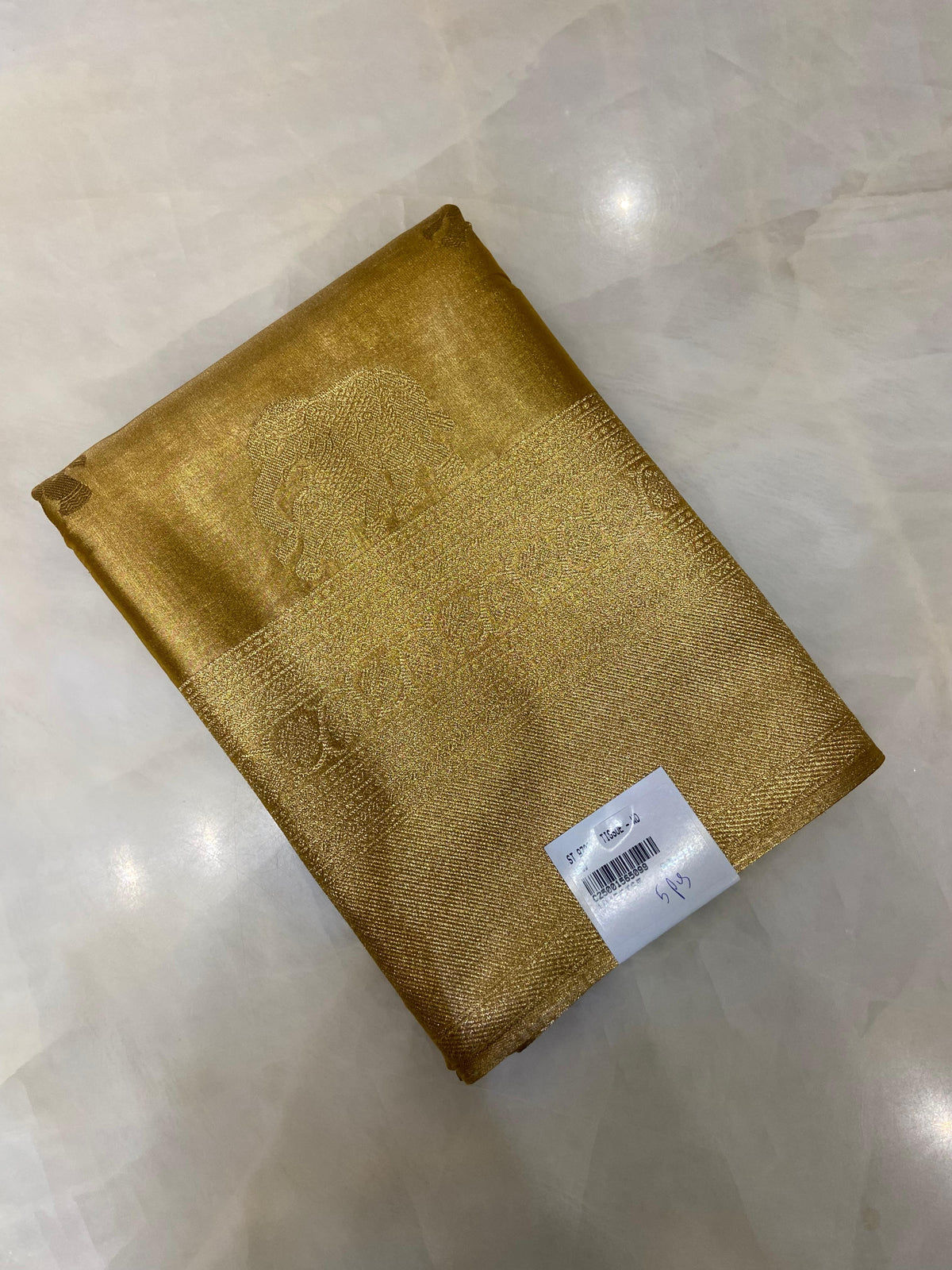 Bridal tissue semi silk saree