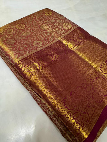 Pure Kanjeevaram Silk Mark Certified Saree
