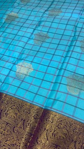 Pure Kanjeevaram silk mark certified saree