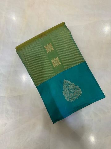 Half mix Kanjeevaram silk saree
