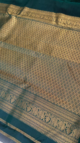 Pure Zari handloom Kanjeevaram silk mark certified saree