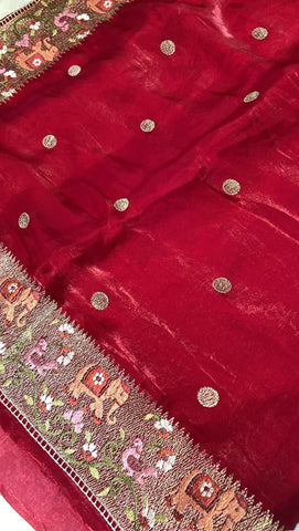 Pure Chinnon Saree
