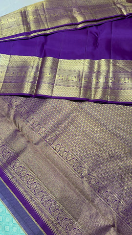 Pure Zari handloom Kanjeevaram silk mark certified saree