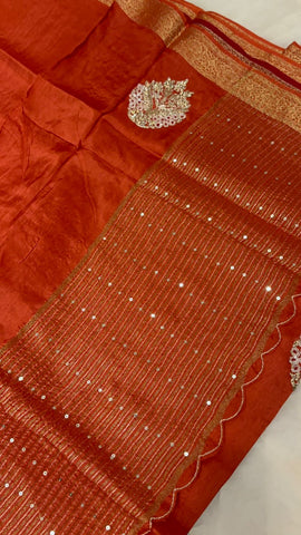 Premium organza saree