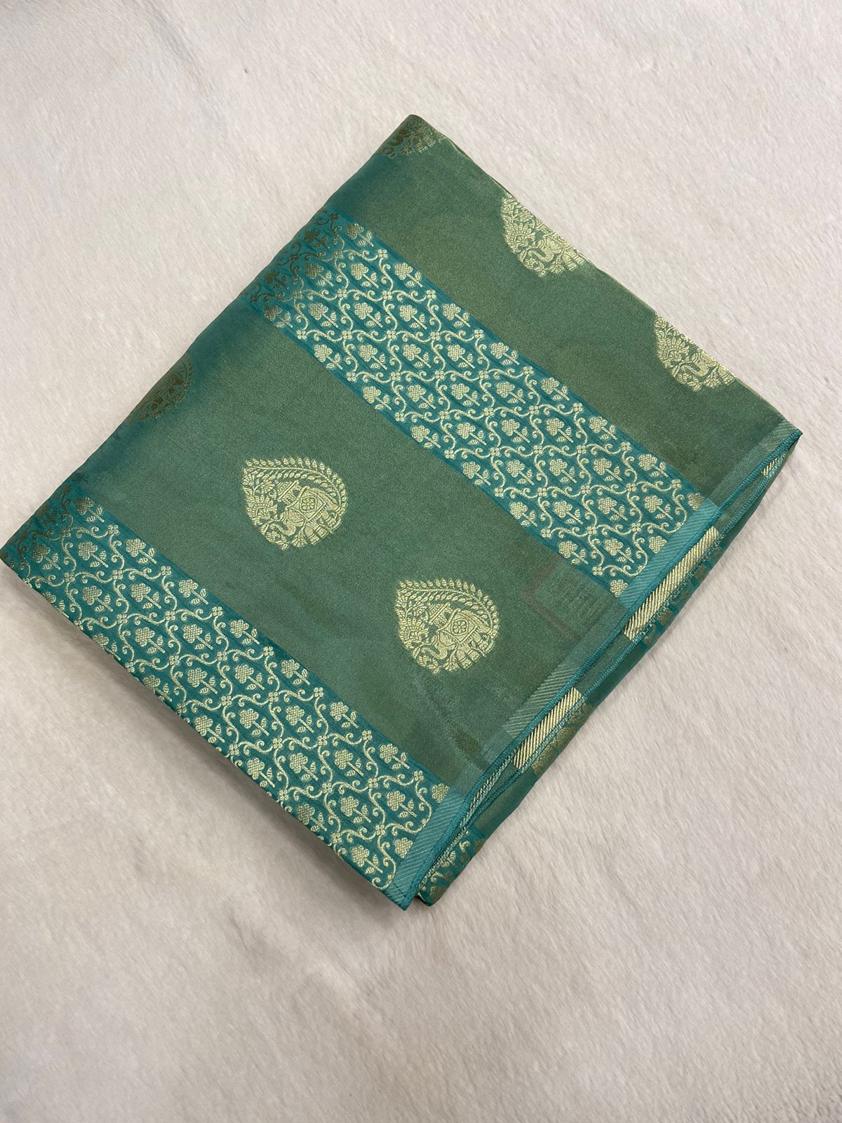 Pure Chinnon Saree
