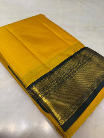 Pure zari handloom Kanjeevaram silk mark certified saree