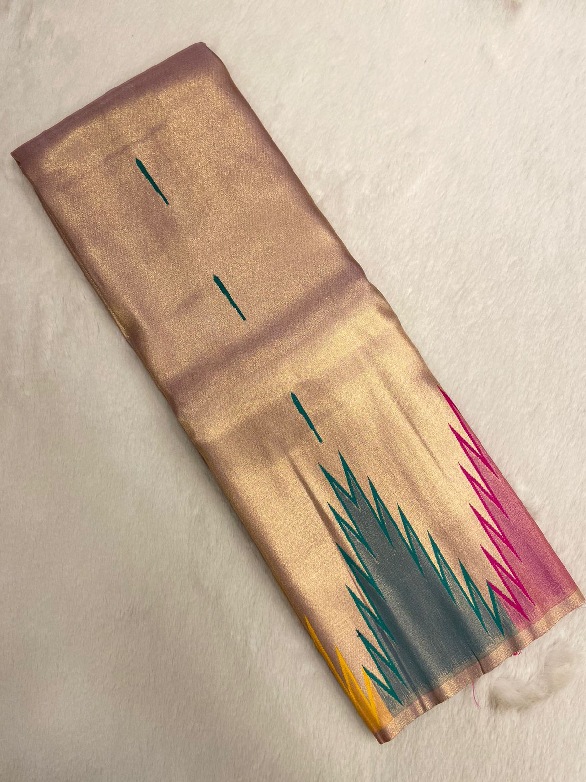 Premium Tissue Semi Kanchipuram Silk Saree