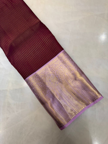 Pure Kanjeevaram silk mark certified saree