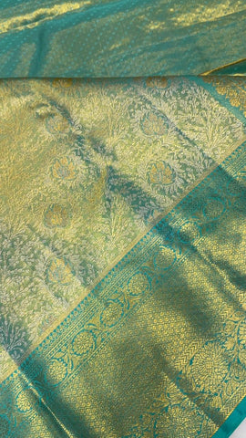 Half mix Kanjeevaram silk saree