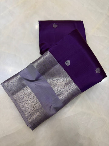 Half mix Kanjeevaram silk saree