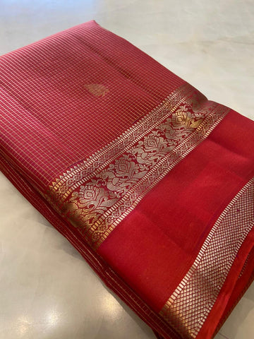 Half mix Kanjeevaram silk saree