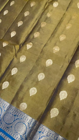 Half mix Kanjeevaram silk saree