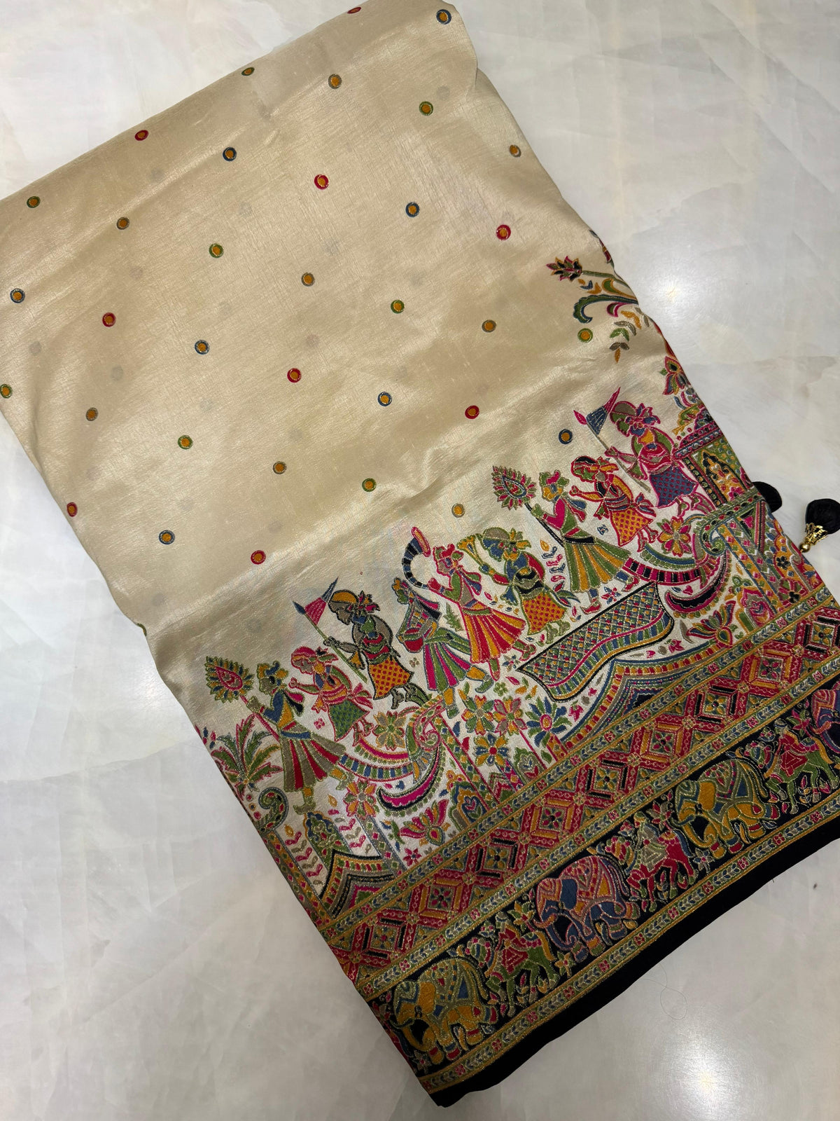 Premium Rajtilak Patola saree