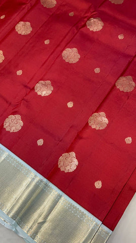 Pure Kanjeevaram silk mark certified saree