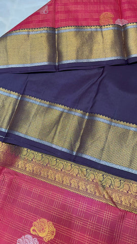 Pure Kanjeevaram silk mark certified saree