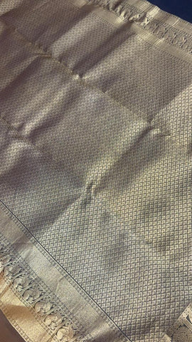 Half mix kanjeevaram silk saree