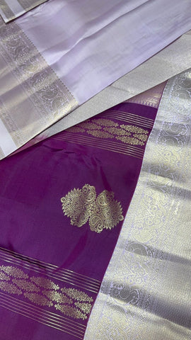Pure Kanjeevaram silk mark certified saree