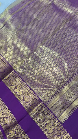 Pure Kanjeevaram silk mark certified saree