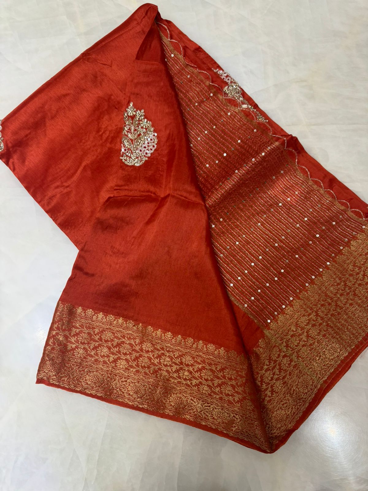 Premium organza saree