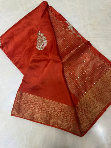 Premium organza saree