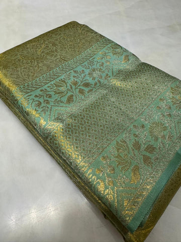 Pure Kanjeevaram silk mark certified saree