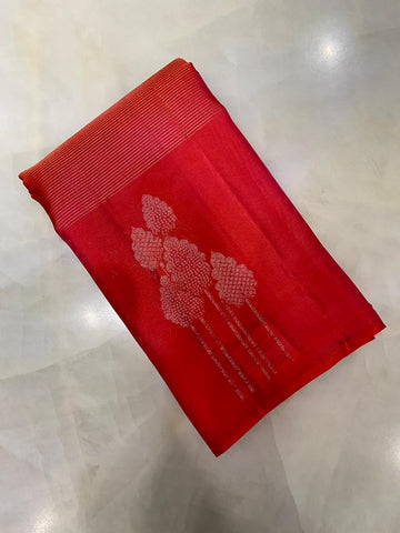 Pure Zari handloom Kanjeevaram silk mark certified saree
