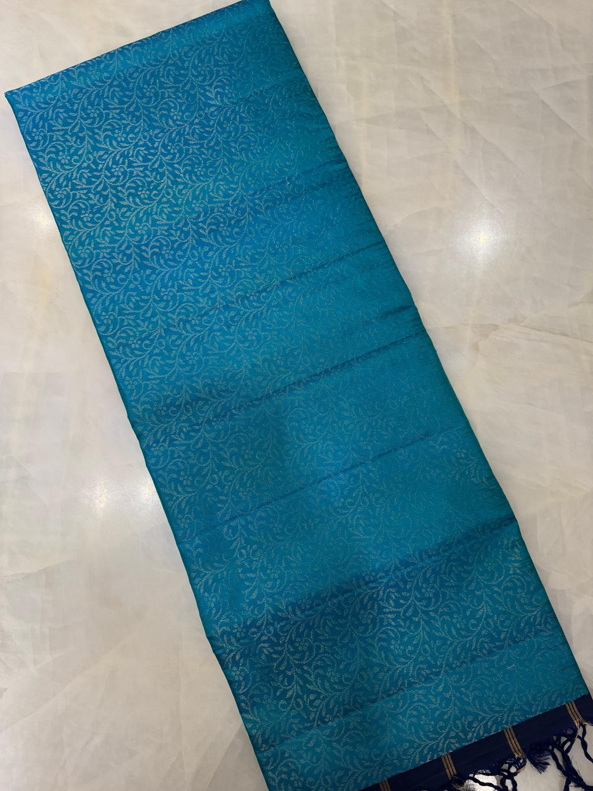 Pure handloom Kanjeevaram soft silk mark certified saree