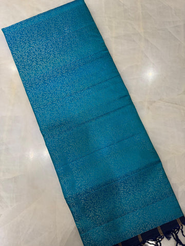 Pure handloom Kanjeevaram soft silk mark certified saree