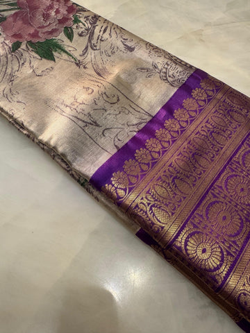 Premium semi Kanchipuram silk saree