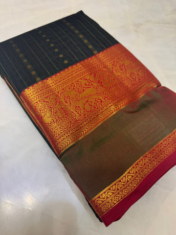 Pure Kanjeevaram silk mark certified saree