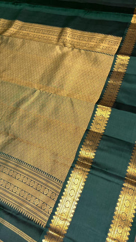 Pure Zari handloom Kanjeevaram silk mark certified saree