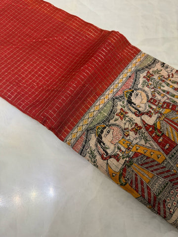 Premium soft cotton saree with kalamkari border