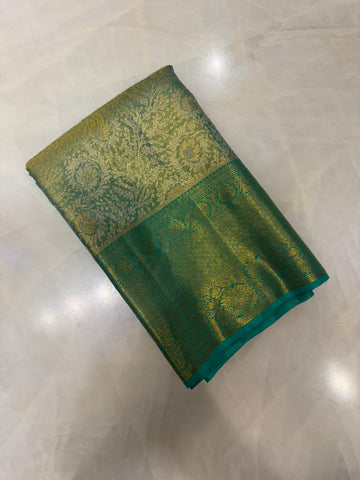 Half mix Kanjeevaram silk saree