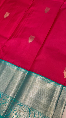 Pure Kanjeevaram silk mark certified saree