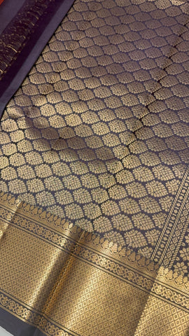 Pure handloom Kanjeevaram silk mark certified saree