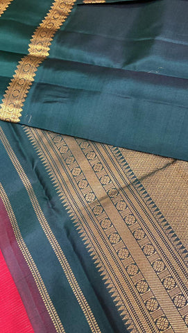 Pure Zari handloom Kanjeevaram silk mark certified saree