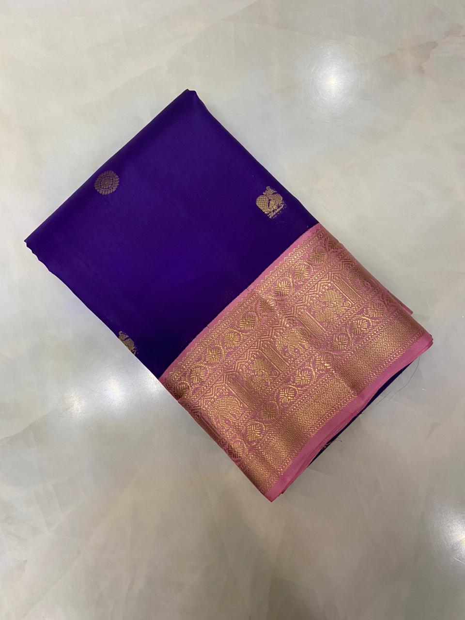Half mix Kanjeevaram silk saree